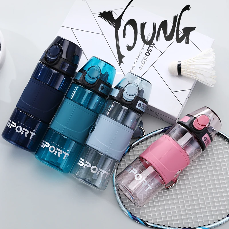 

Premium sport bottle private label plastic water bottle bpa free sport tritan net recycled sport bottle for running, Pink/blue/black/green