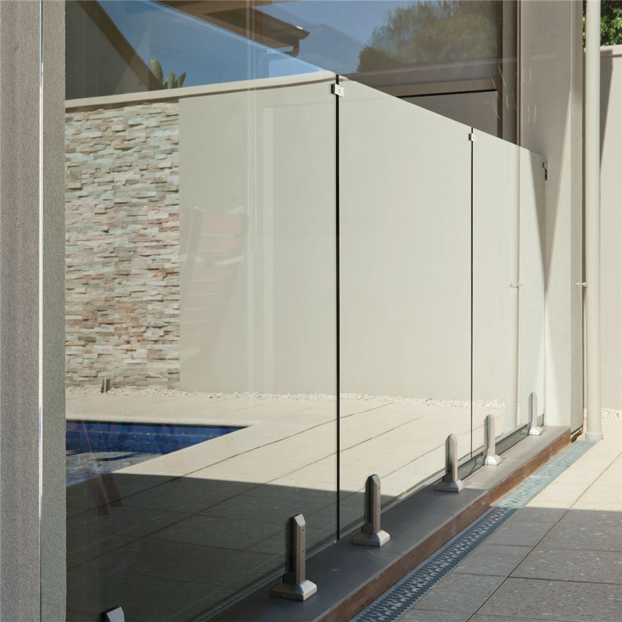 Excellent safety tempered glass fence toughened sandwich glass aluminum for swimming pool