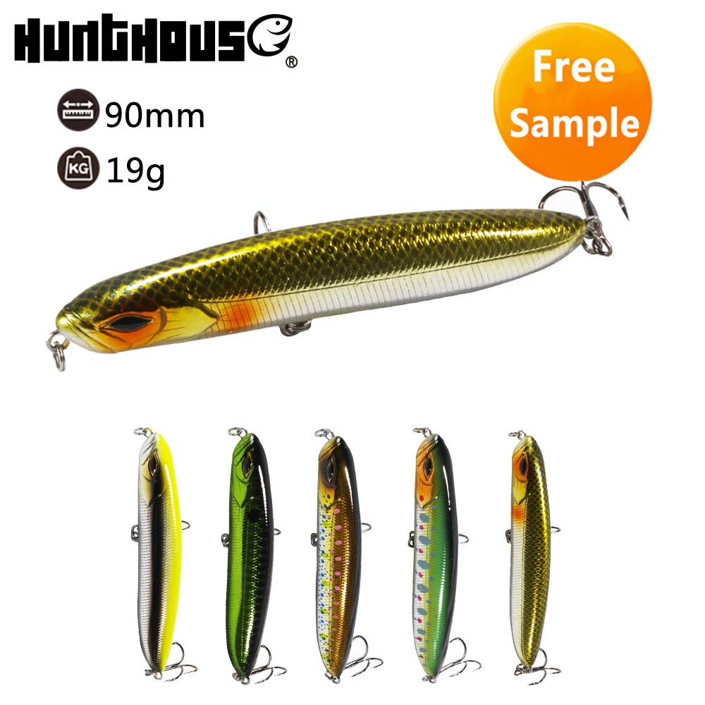 

China sinking pencil lure hard pencil fish bait, 6 colors