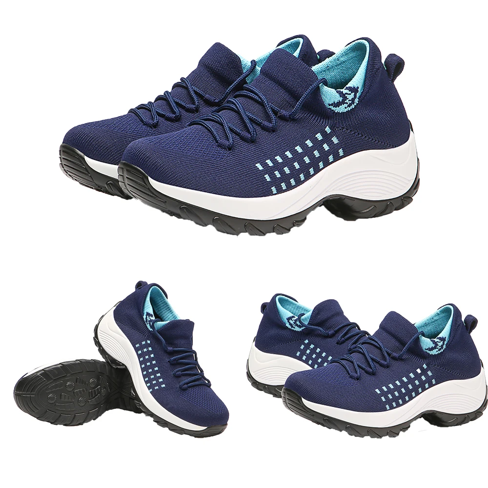 

Wholesale hot sale fashion women's shoes cushion sports style women's shoes trend plastic shoes flat walking