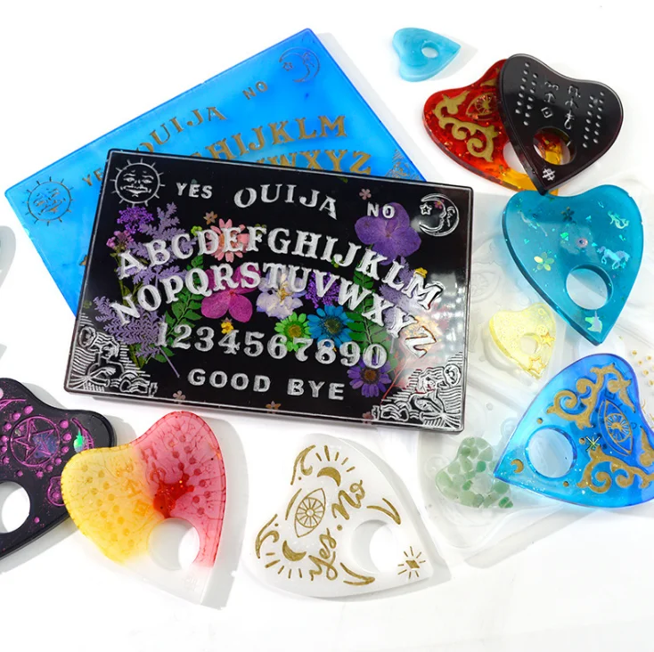 

Wholesale Diy Resin Epoxy Ouija Divination Board Psychic Board Silicone Mold