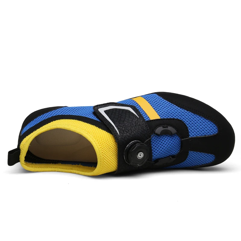 
Custom Self-locking Lace Cycling Shoes Road And Mountain MTB Lockless Leisure Bike Sneakers Breathable Brake Shoe Motor Cycle 