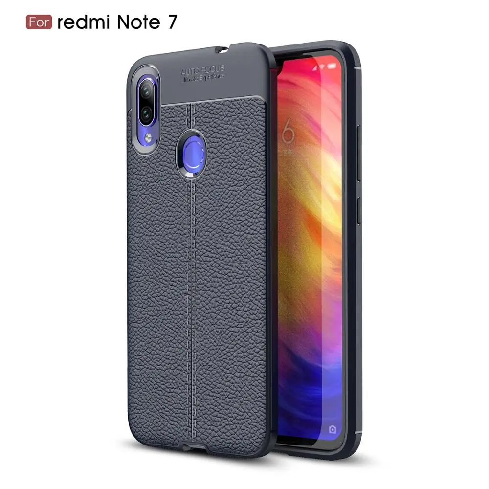 

Litchi Skin PU Leather Coque Case For Xiaomi Redmi note 7 Silicon Cover For Xiao Mi Redmi 5 5 Plus Soft TPU Case, Red,black,blue,grey etc