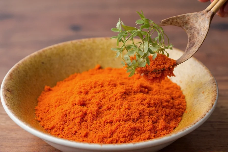 Side-by-side comparison of gochugaru, crushed red pepper, and cayenne
