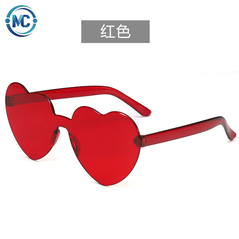 

Fashion heart-shaped sunglasses ocean lenses personality comprehensive glasses children's ladies glasses, Colors