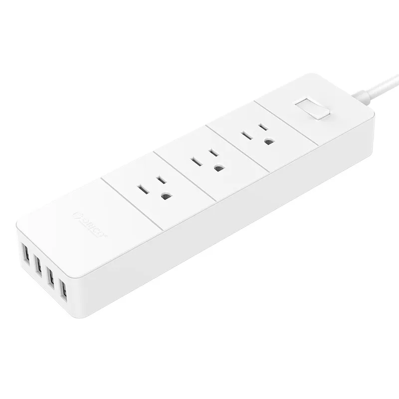 1250W Integration Smart Power Strip 6 US Outlets Power Strip with USB Port