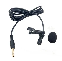 

Professional noise reduction condenser Lapel Microphone 35mm Lavalier Lapel clip Microphone for recording interview