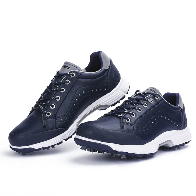 

GEF716 New arrival golf shoes spikes high end waterproof leather mens golf shoes for men, As show