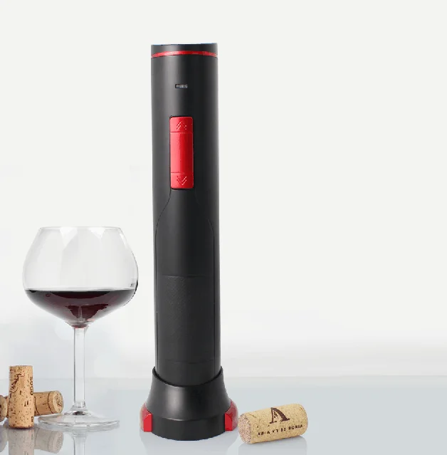 

Electric Corkscrew Auto Wine Opener with Electronic Rechargeable Cordless Wine Opener Foil Cutter
