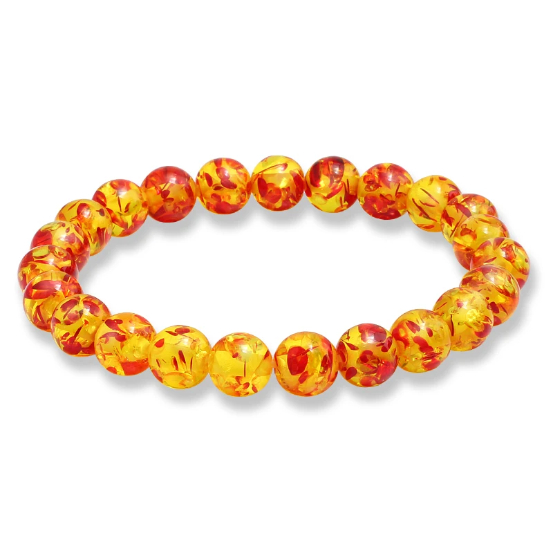 

2022 Jewelry Bracelet Chakra Yoga Bead Amber 8mm Beads natural stone beaded Bracelets For Family gift for men women