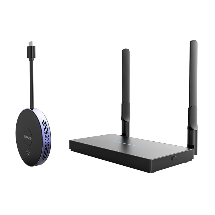 

Smart KVM wireless presentation system wifi HDMI extender signal amplifier transmit audio & video signal to remote display