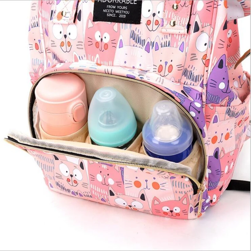 

Diaper Bag Kit Fashion Mummy Multifunction Travel Backpack 2020 Large Capacity Waterproof Baby Nappy Bags for Mom, Customized color
