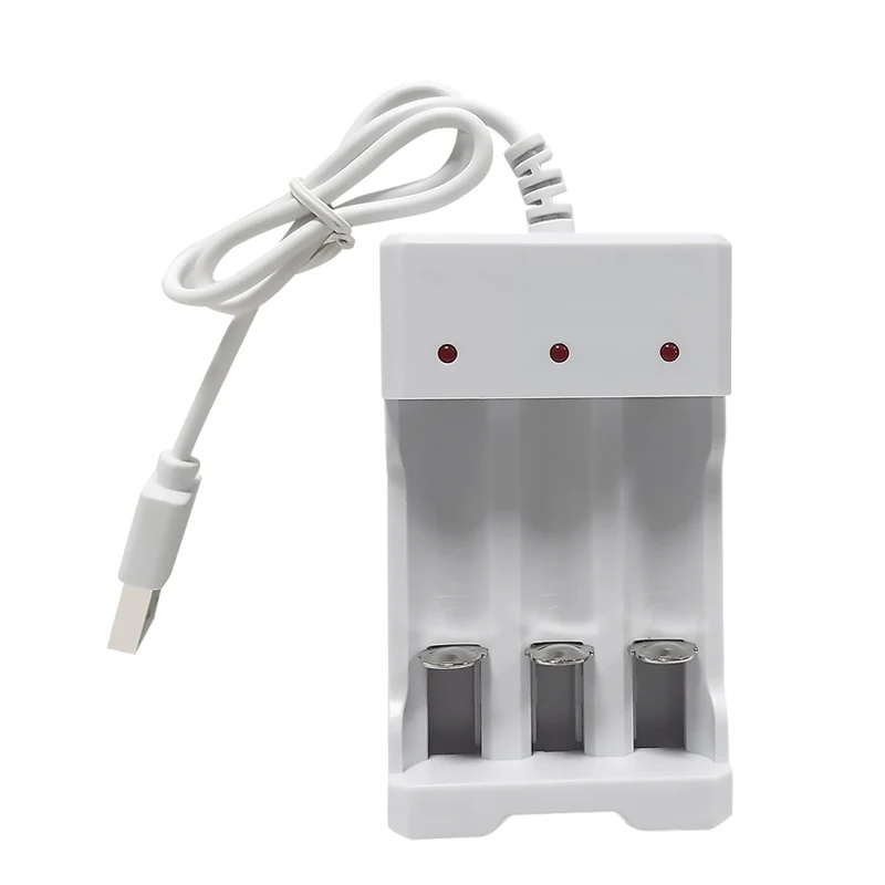 

Free shipping Intelligent LCD display 3slot AA/AAA NiMH fast charger rechargeable battery charger, White