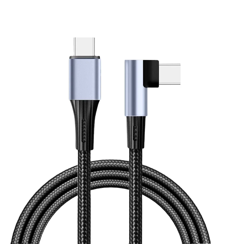 

Wholesale Elbow 100W data usb c cable fast charge type c to type c line 5a charging cable for mobile phone