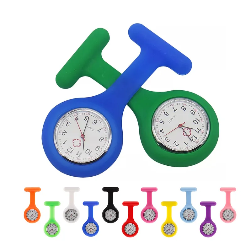 

Best Hospital Clip Hanging Pocket Clock Silicone Rubber Nurse FOB Watch