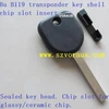 Bu B119 transponder key shell with chip slot insert