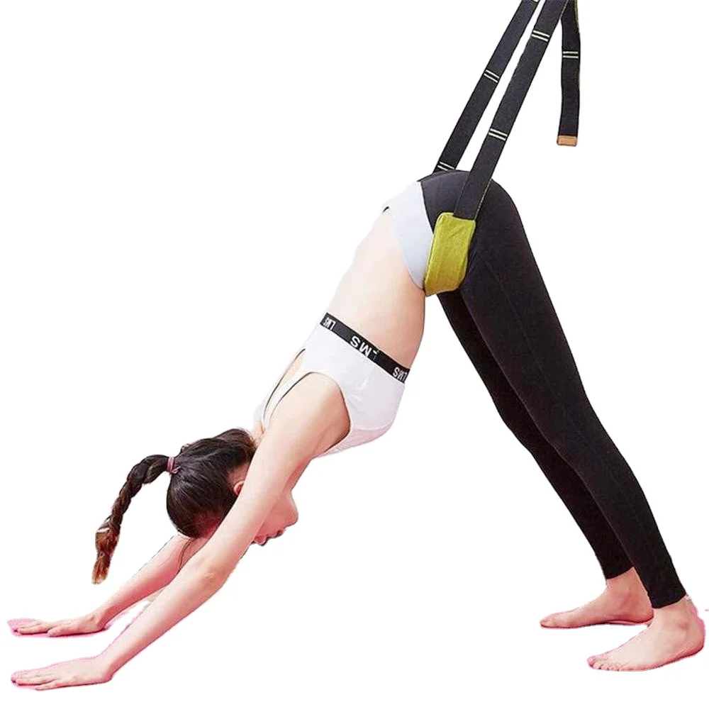 

Top 1 sports strain leg strecher/ Yoga Strap/ strech belt for ballet dance on door, Customized color or store color