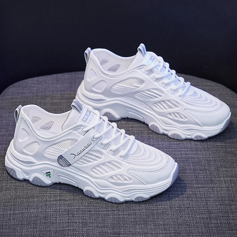

High Quality Summer Women Sports Sneakers breathable fashion casual shoes, Grey , green