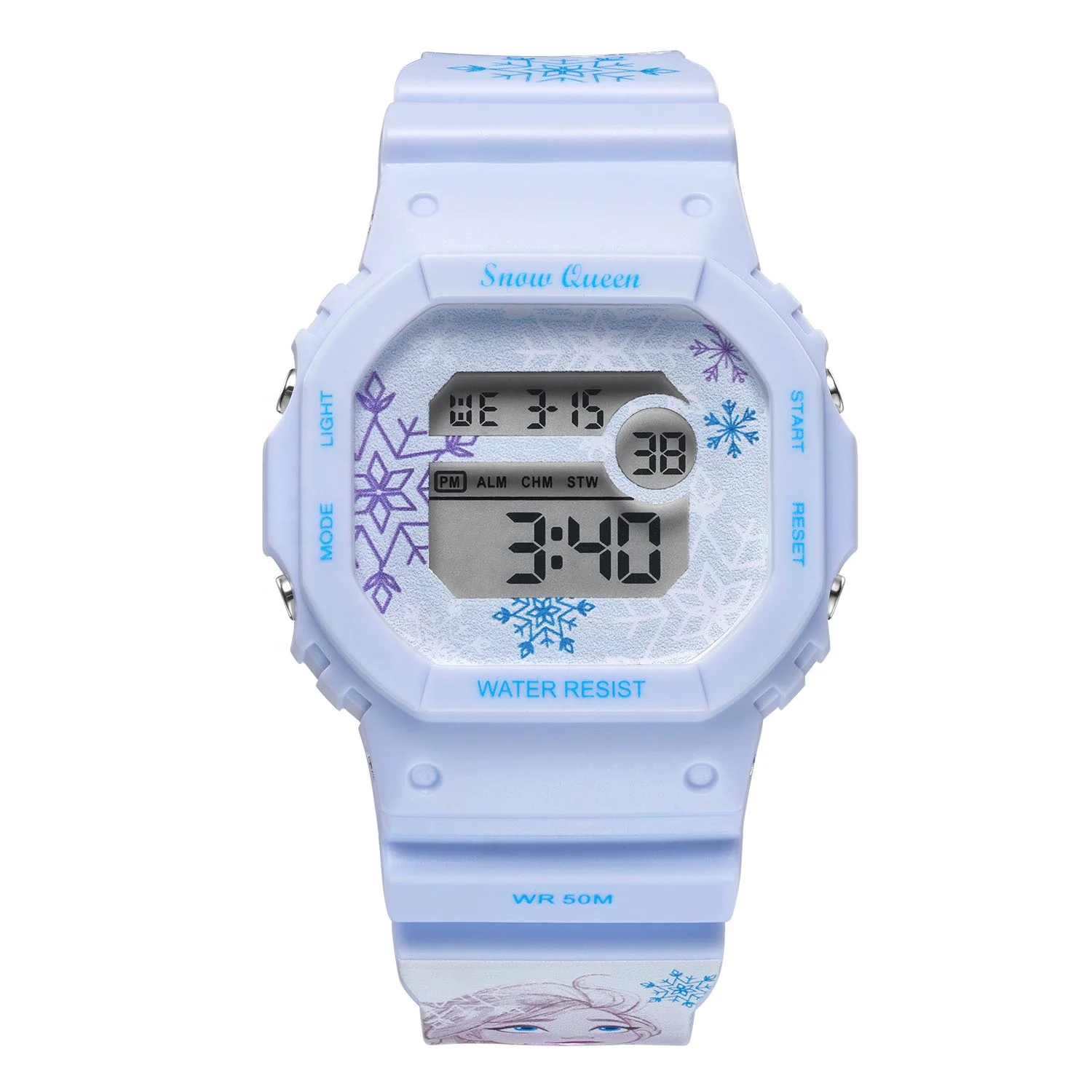 

2021 High Quality 5ATM Alarm Chronograph EL Light Digital Kids Wrist Watch