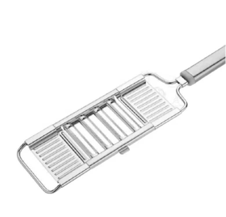 

Multi-purpose Vegetable Slicer Stainless Steel Grater Cutter Shredders Fruit Peeler Carrot Grater Kitchen Accessories, Silver