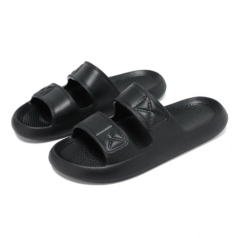 

EVA bathroom slipper logo rubber,Beach EVA mens slides custom logo slippers Custom Printed Slippers Slides Footwear 815060