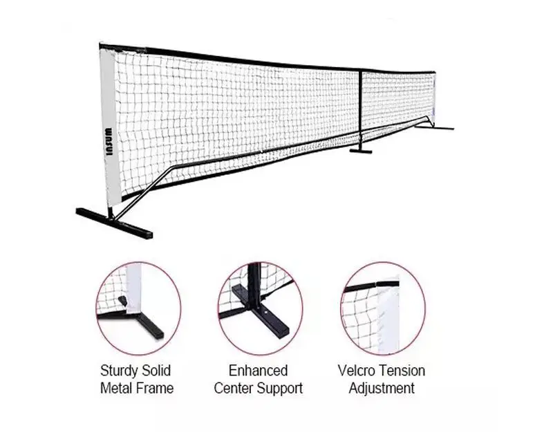 Procourt Pickleball Net 22ft Regulation Pickleball Nets On Wheels