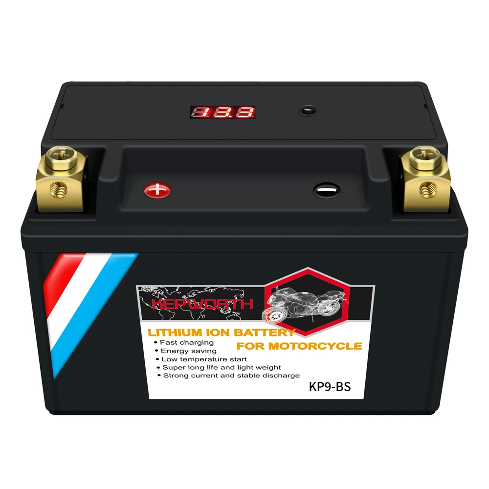 

Custom Color FLY9-BS 12V 6Ah 72Wh CCA 350A Motorcycle Start Battery Lithium iron Phosphate Scooter LiFePO4 Batteries with BMS