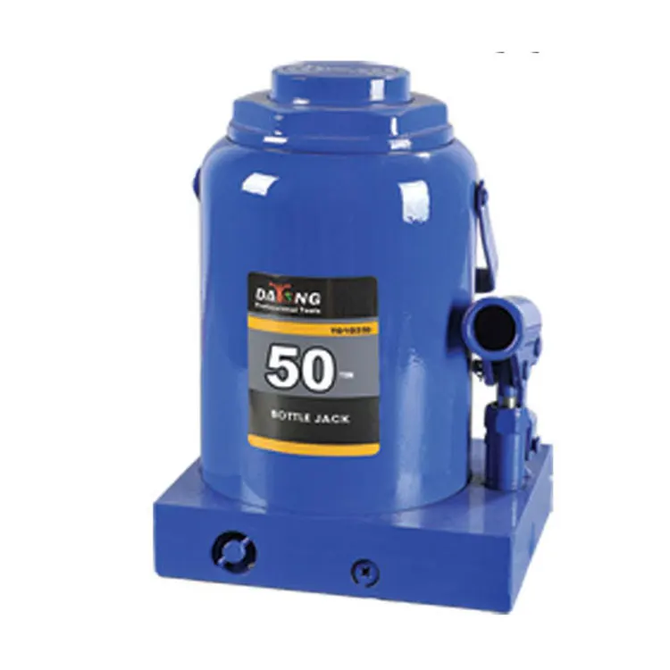 Datong Blue Stubby Hydraulic Bottle Jack 50 Ton Manual Steel