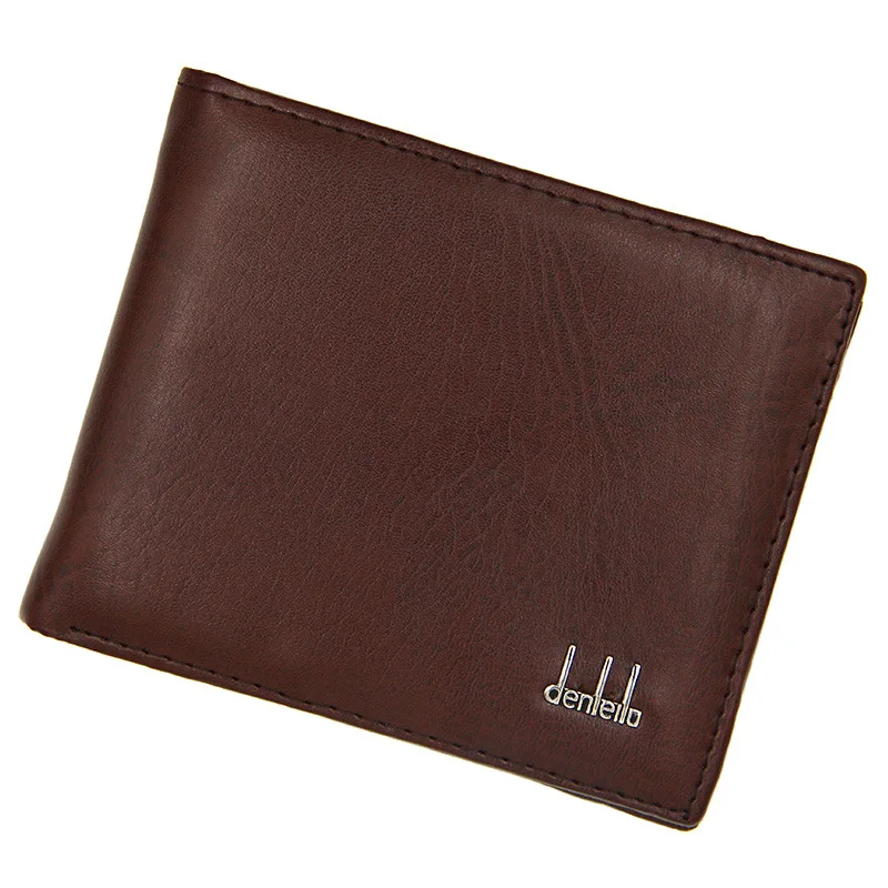 

New men's short wallet Japanese and Korean Vintage frosted youth wallet ultra thin men's Wallet