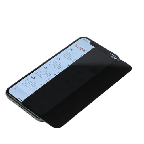 

Factory Direct Sale Mobile Phone Screen Privacy Protector Temper Glass Film For Iphone11Pro, Black