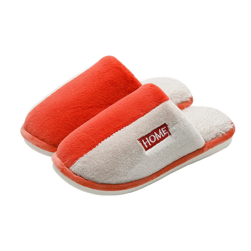 

Cotton slippers women and men home home lovers slippers indoor antiskid comfortable warm yuzi shoes wool cotton drag wholesale