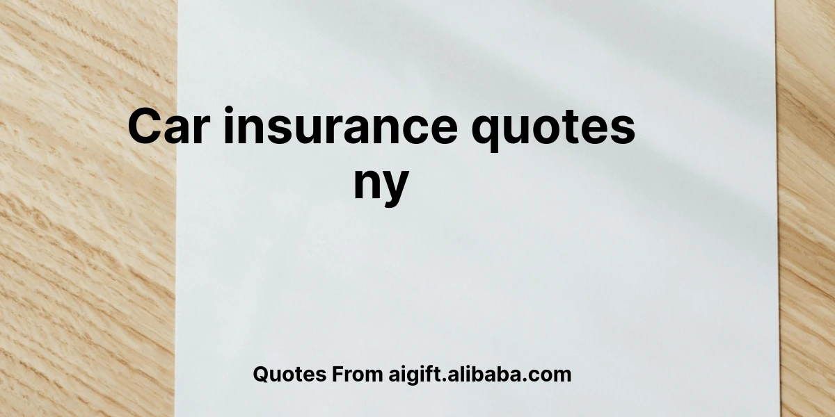 car insurance quotes ny