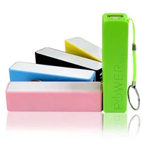 

Gifts Promotional Item factory supply custom your logo 2600mAh mini mobile power bank for the best Business Gift