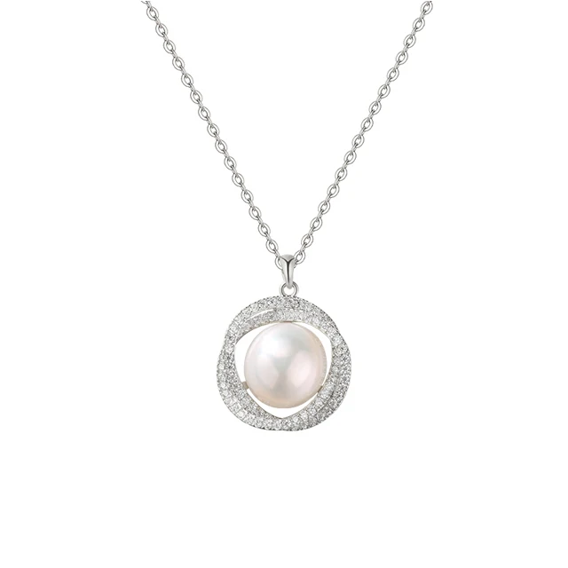 

Fashion Silver Jewelry Pearl Classic Necklace For Women