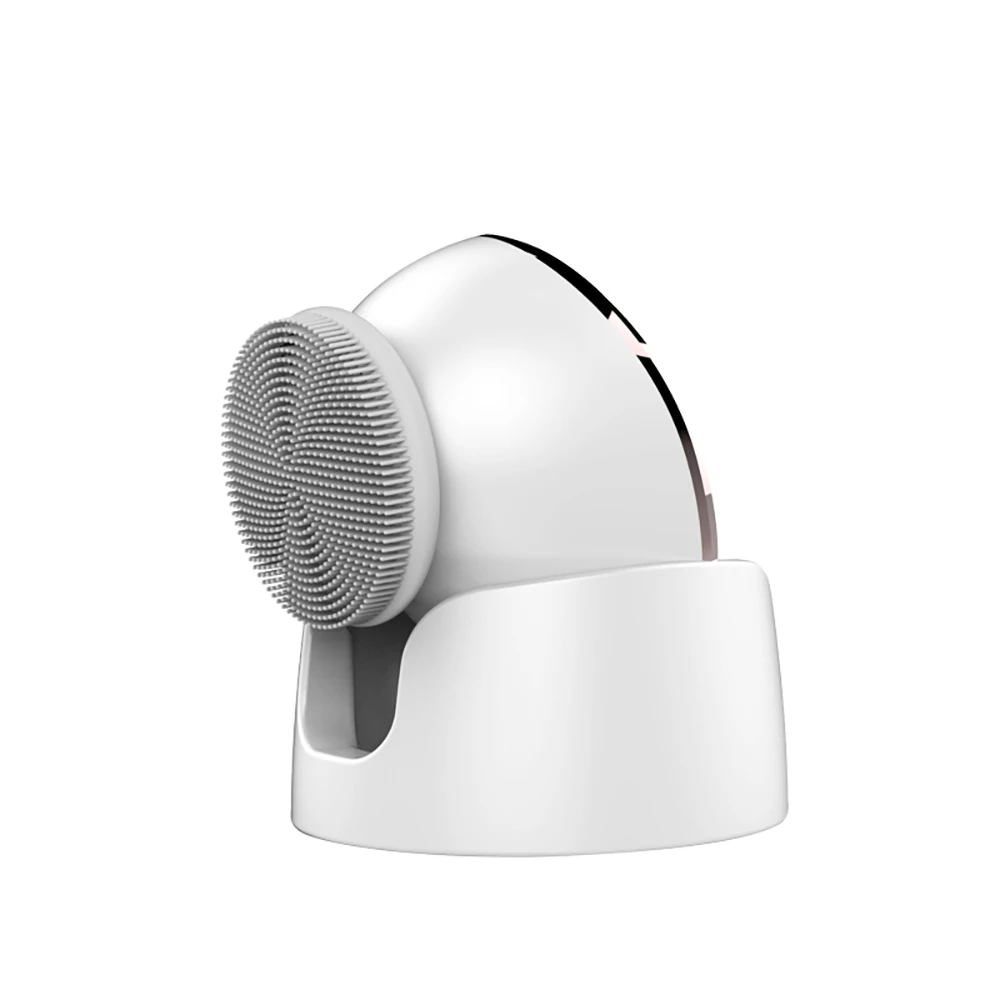 

Multifunction 2 in 1 Electric Silicone Facial Cleansing Brush, Gray