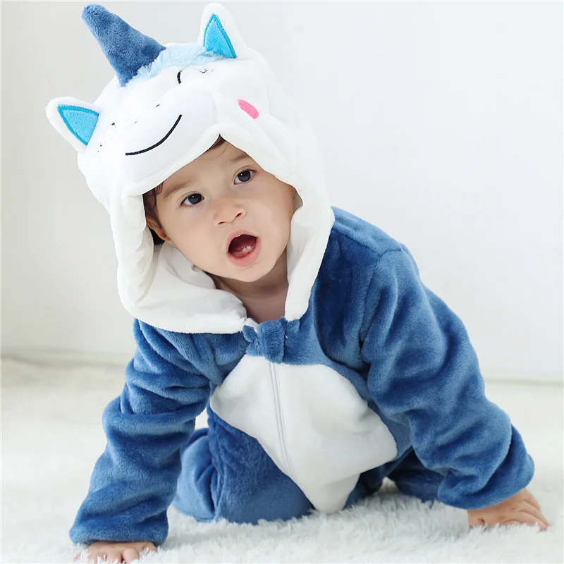 

Neutral Fall Long Sleeve Zipper Baby Clothes Wholesale Winter Autumn Knitted Printed Jumpsuits Newborn Girl Baby Boy Rompers, Animals