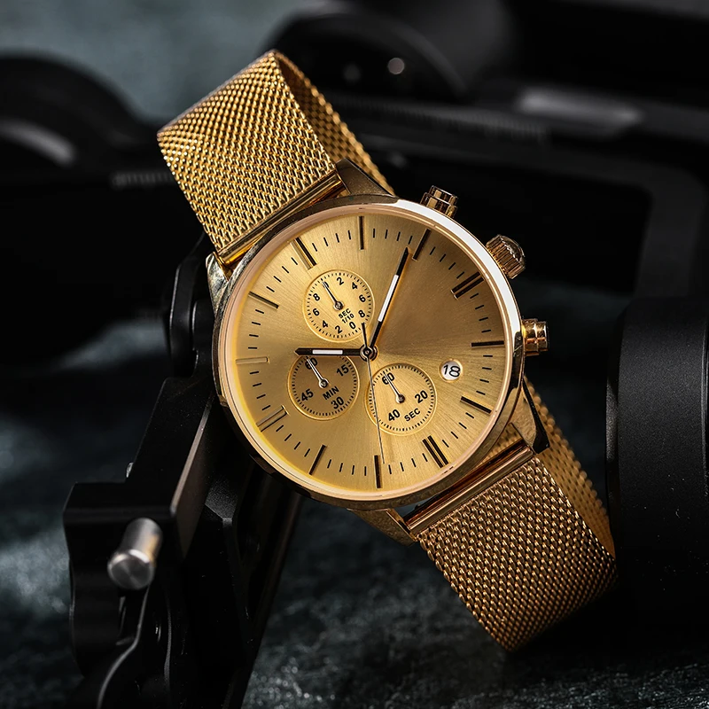 

Creative Design Men Quartz Wristwatch Waterproof Fashion Watches ONOLA Brand Luxury Male Chronograph