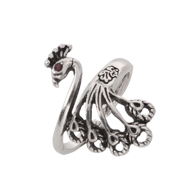 

Custom Hot Selling Women Ring Luxury Sterling Silver Finger Rings Star Phoenix Flower Crown Rings Jewelry For Women