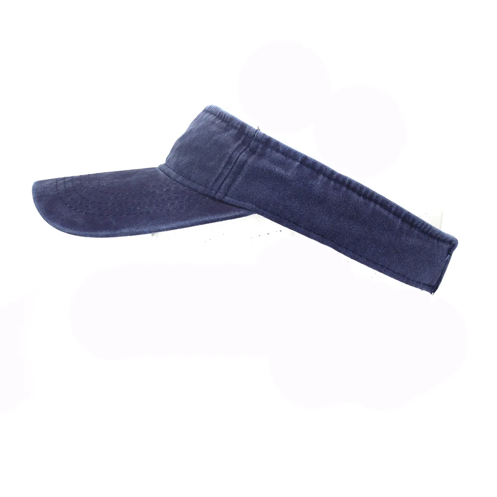 denim sun visor