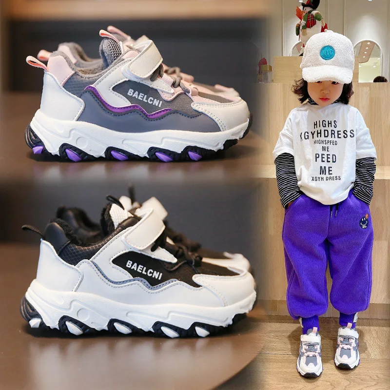 

New Arrival 2021 Best Sale Toddler Boys Light Weight Kids Sneaker Shoes, Black, pink, black (single), pink (single)