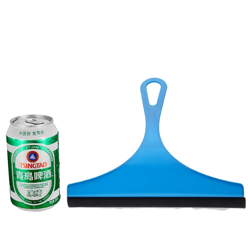 

charming deseign OEM Household flexible glass cleaner window cleaning glass wiper bathroom floor tile wiper blade cleaning tool, Blue