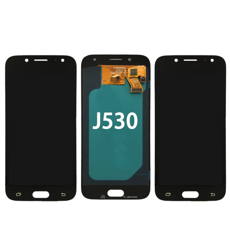 

J530 oled2 OEM Display touch Screen Digitizer Assembly for Samsung Galaxy J530 Galaxy j5 Pro 2017 j530f SM-J530F, Black/gold