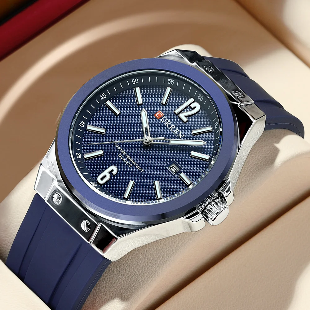 CURREN Watch for Men 8467 Classic Auto Date Luminous Fashion Waterproof Business Quartz Watches Men's Reloj Hombre