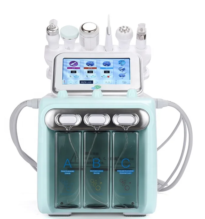 

USA best selling hydra Aqua facial Peel Beauty Facial diamond derma oxygen sprayer multifunction beauty Machine, Grey