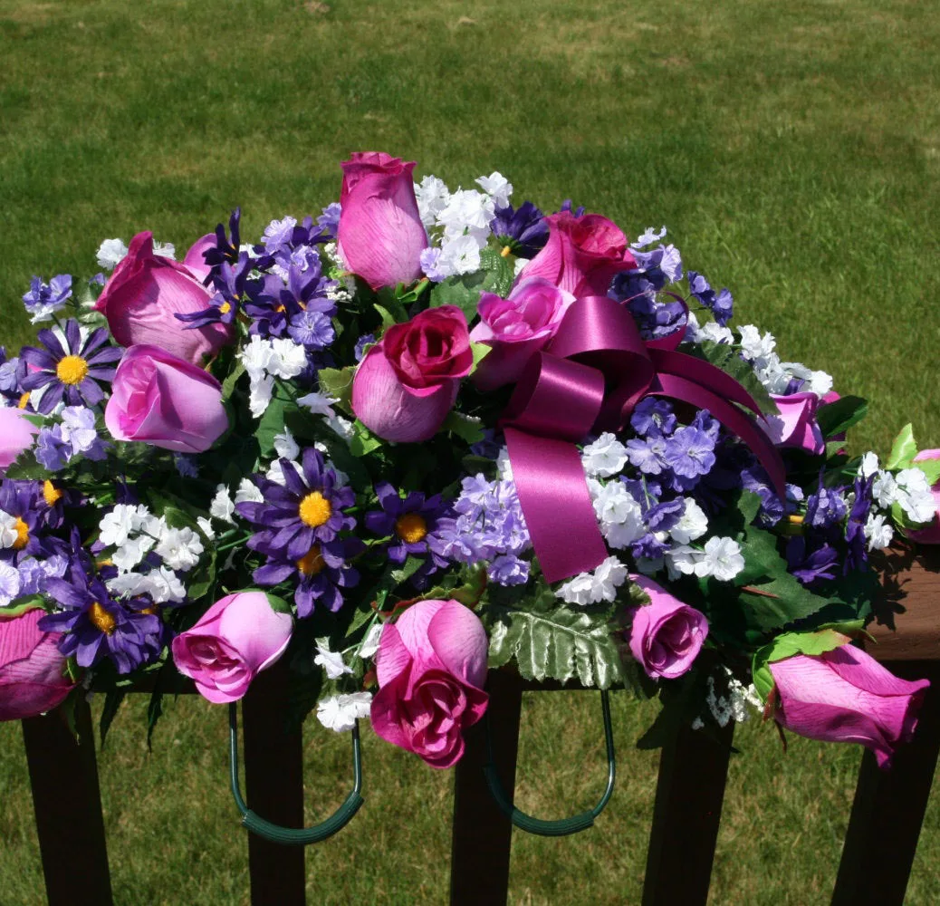 

50 Pack 12" Floralcraft Saddle Memorial Headstone Saddles Funeral Gravestone Saddles, Sliver, or customized.