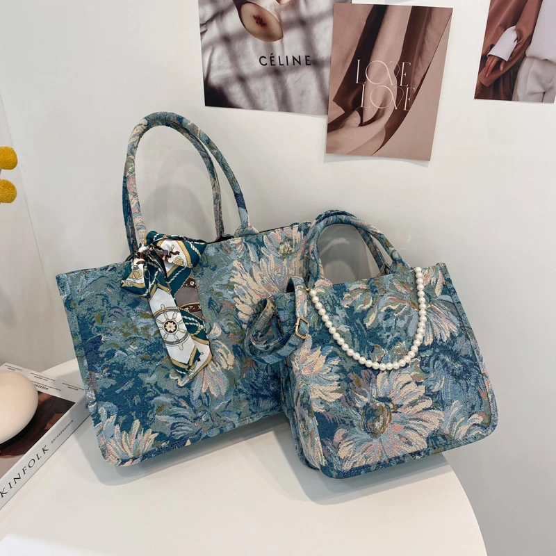 

Large Capacity Elegant Woman Luxury Handbags Fashion Ladies Beautiful Crossbody Bags, Blue