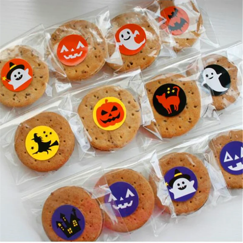 Halloween Party Biscuit Round Sealing Sticker Kit Candy Sweet Baking Food Packaging Stickers Decoration Gift Favor Buy Halloween Sealing Stickers Halloween Packaging Stickers Halloween Baking Decoration Product On Alibaba Com