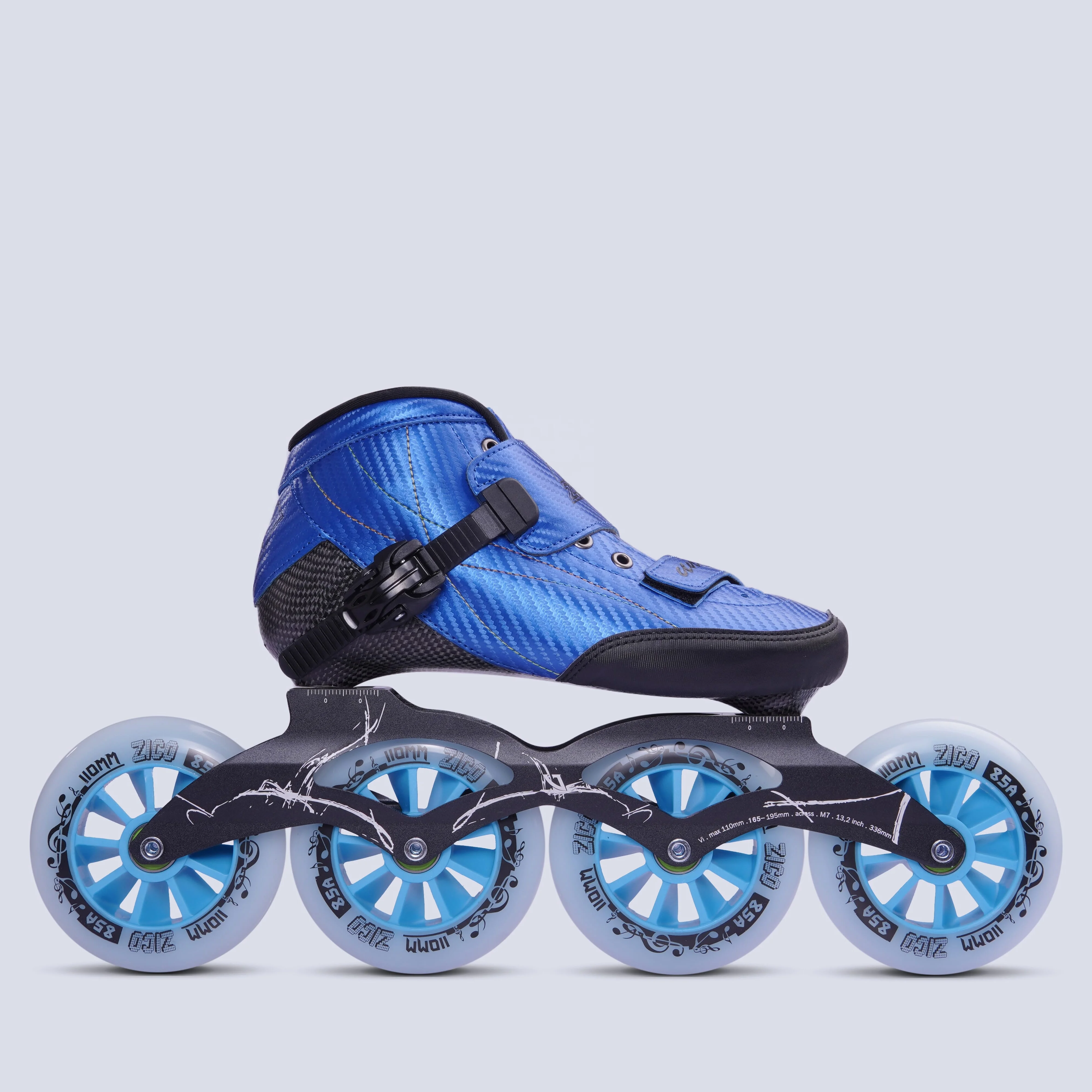 

New design white 4 wheels racing skates inline for Player race skate