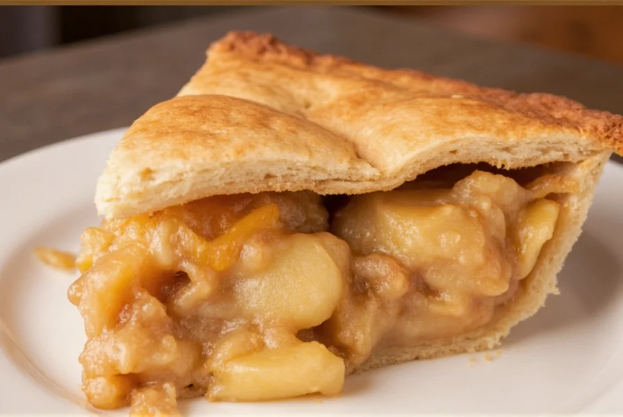 Professional baker measuring cinnamon into apple filling for cinnamon apple pie recipe