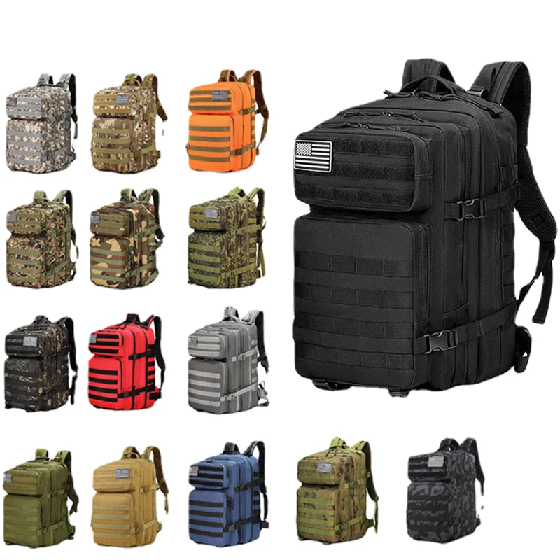 Manufacture Wholesale Custom Logo Outdoor gear Durable Multifunction Crossfit Tactical Waterproof Hunting Backpack For Camping H